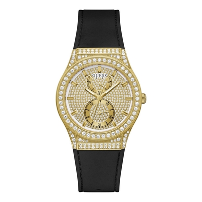 Product Γυναικείο Ρολόι Guess Gw0439L2 (39mm) Καουτσούκ Λουράκι Μαύρο base image