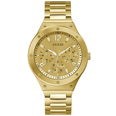 Product Ανδρικό Ρολόι Guess Gw0454G2 (44mm) Μεταλλικό Μπρασελέ Χρυσό base image