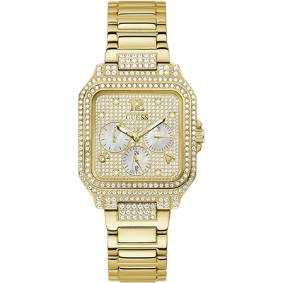 Product Γυναικείο Ρολόι Guess Gw0472L2 (35mm) Μεταλλικό Μπρασελέ Χρυσό base image