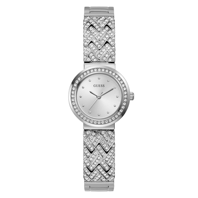 Product Γυναικείο Ρολόι Guess Gw0476L1 (28mm) Μεταλλικό Μπρασελέ Ασημί base image