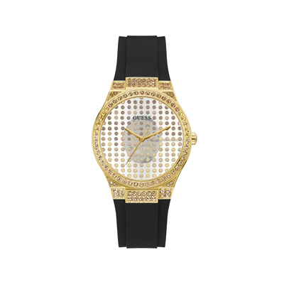 Product Γυναικείο Ρολόι Guess Gw0482L1 (39mm) Καουτσούκ Λουράκι Μαύρο base image