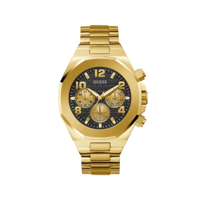Product Ανδρικό Ρολόι Guess Gw0489G2 (46mm) Μεταλλικό Μπρασελέ Χρυσό base image