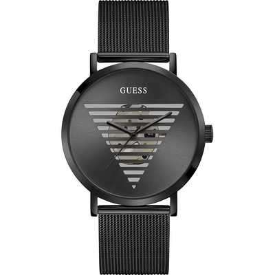 Product Ανδρικό Ρολόι Guess Gw0502G2 (44mm) Μεταλλικό Μπρασελέ Μαύρο base image
