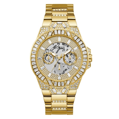 Product Ανδρικό Ρολόι Guess Gw0516G2 (44mm) Μεταλλικό Μπρασελέ Χρυσό base image