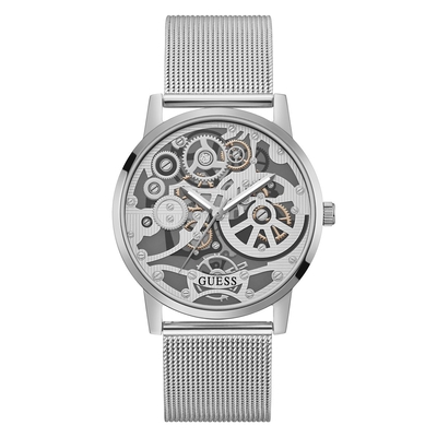 Product Ανδρικό Ρολόι Guess Gw0538G1 (42mm) Μεταλλικό Μπρασελέ Ασημί base image