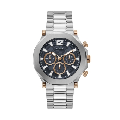 Product Ανδρικό Ρολόι Guess Gw0539G1 (46mm) Μεταλλικό Μπρασελέ Ασημί base image