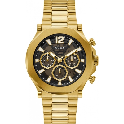 Product Ανδρικό Ρολόι Guess Gw0539G2 (46mm) Μεταλλικό Μπρασελέ Χρυσό base image