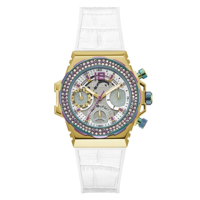 Product Γυναικείο Ρολόι Guess Gw0553L2 (36mm) Δερμάτινο Λουράκι Λευκό base image