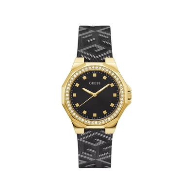 Product Γυναικείο Ρολόι Guess Gw0598L2 (38mm) Δερμάτινο Λουράκι Μαύρο base image