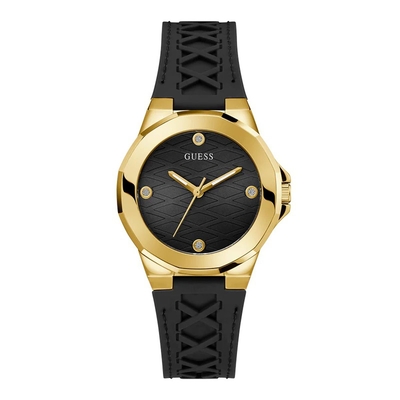 Product Γυναικείο Ρολόι Guess Gw0599L2 (38mm) Καουτσούκ Λουράκι Μαύρο base image