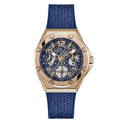 Product Γυναικείο Ρολόι Guess Gw0620L3 (40mm) Καουτσούκ Λουράκι Μπλε base image