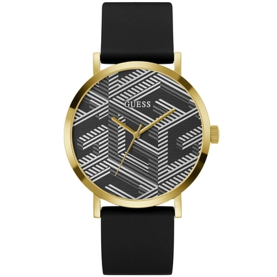 Product Ανδρικό Ρολόι Guess Gw0625G2 (44mm) Καουτσούκ Λουράκι Μαύρο base image