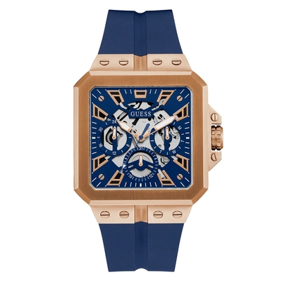 Product Ανδρικό Ρολόι Guess Gw0637G3 (42mm) Καουτσούκ Λουράκι Μπλε base image