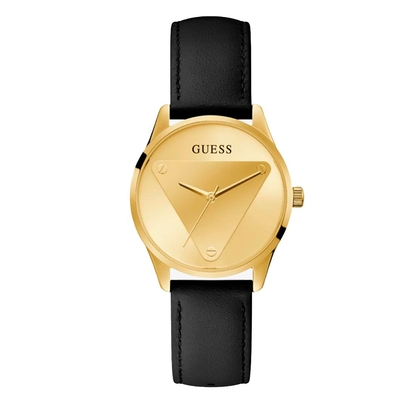 Product Γυναικείο Ρολόι Guess Gw0642L1 (36mm) Δερμάτινο Λουράκι Μαύρο base image