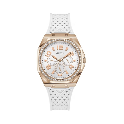 Product Γυναικείο Ρολόι Guess Gw0694L3 (39mm) Καουτσούκ Λουράκι Λευκό base image