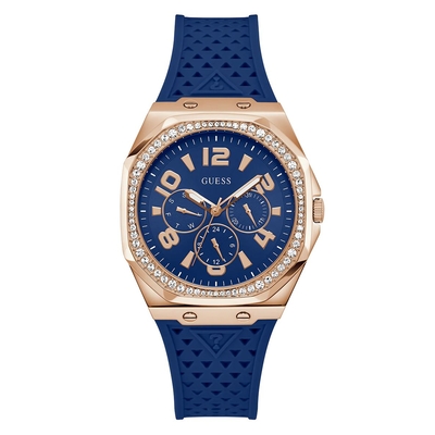 Product Γυναικείο Ρολόι Guess Gw0694L4 (39mm) Καουτσούκ Λουράκι Μπλε base image