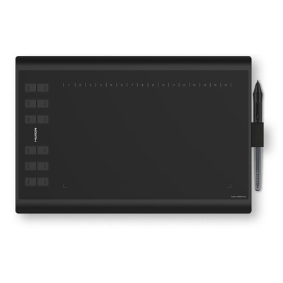Product Ταμπλέτα Σχεδίασης HUION H1060P 5080 lpi 250 x 160 mm USB Black base image