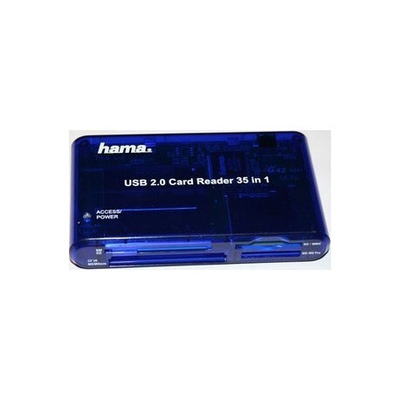 Product Card Reader Hama Card Reader Writer 35 in 1 USB 2.0 55348 base image