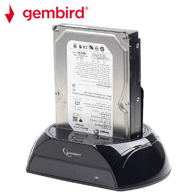 Product Docking Station Σκληρών Δίσκων Gembird USB3.0 for SATA DARD DRIVES Black base image