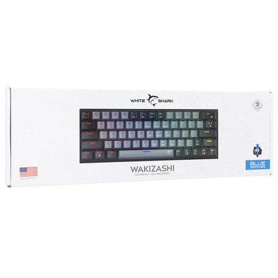 Product Gaming Πληκτρολόγιο White Shark Mechanical Gk-002721V2 Us Blue Switch Wakizashi-2 Grey/Black base image