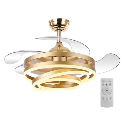 Product Ανεμιστήρας Οροφής Powertech Hll-0130 Με LED Φως, 72W, Φ106X50Cm, Χρυσός base image