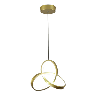 Product Φωτιστικό Οροφής Powertech LED HLL-0146, 25W, 4000K, Φ40Cm, 1M, Χρυσό base image
