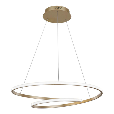 Product Φωτιστικό Οροφής Powertech LED HLL-0155, 25W, 4000K, Φ40Cm, 1M, Χρυσό base image