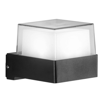 Product Φωτιστικό Τοίχου Powertech LED HLL-0157, 7W, 4000K, 560Lm, Ip65, Μαύρο base image