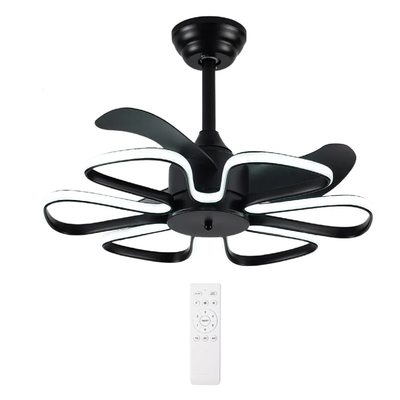 Product Ανεμιστήρας Οροφής Powertech Hll-0174 Με LED Φως, 96W, Φ55X35Cm, Μαύρος base image