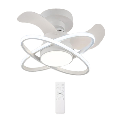 Product Ανεμιστήρας Οροφής Powertech Hll-0177 Με LED Φως, 96W, Φ60X28Cm, Λευκός base image