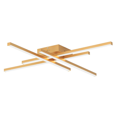 Product Φωτιστικό Οροφής Powertech LED HLL-0179, 50W, 4500K, 9x60x60cm, χρυσό base image