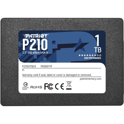 Product Σκληρός Δίσκος SSD 1TB Patriot P210 Serial ATA III base image
