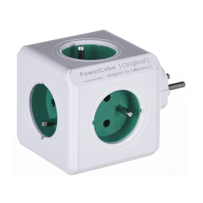 Product Πολύπριζο Allocacoc PowerCube Original (E) 5AC outlet(s) Green,White base image