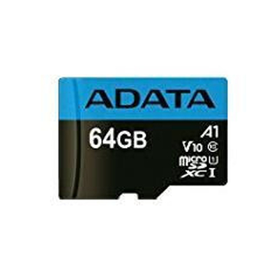 Product Κάρτα Μνήμης Micro SDXC 64GB Adata PREMIER AUSDX64GUICL10A1-RA1 Class 10 base image