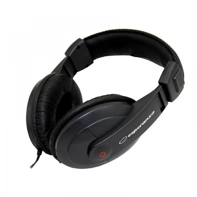 Product Headset Esperanza EH120 headphones/headset Head-band Black base image