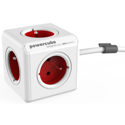 Product Πολύπριζο Allocacoc 2304/FREXPC 3m 5AC outlet(s) Indoor Red,White base image