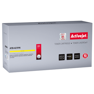 Product Toner συμβατό Activejet ATB-423YN για Brother TN-423Y base image