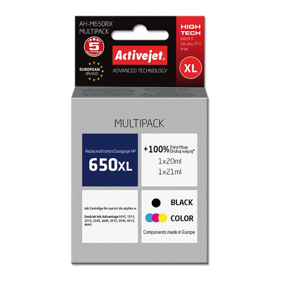 Product Μελάνι συμβατό Activejet για Hewlett Packard No.650 CZ102AE base image