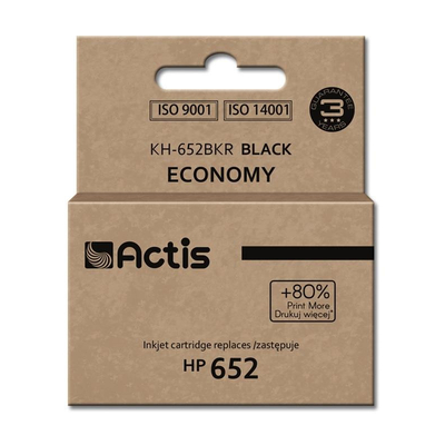 Product Μελάνι συμβατό Actis KH-652BKR black for HP (HP 652 F6V25AE replacement) base image