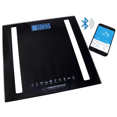 Product Ζυγαριά Μπάνιου Esperanza EBS016K Black base image