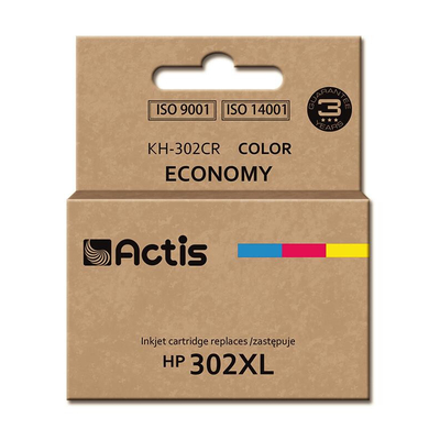 Product Μελάνι συμβατό Actis KH-302CR color για HP (HP 302XL F6U67AE) base image