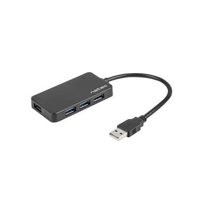 Product USB Hub Natec Moth NHU-1342 Lack 4x USB 3.0 Black base image