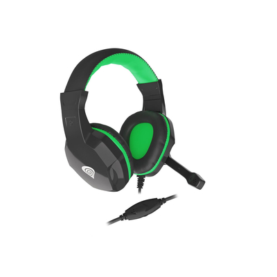 Product Headset Natec Genesis Argon 100 NSG-1435 Green base image