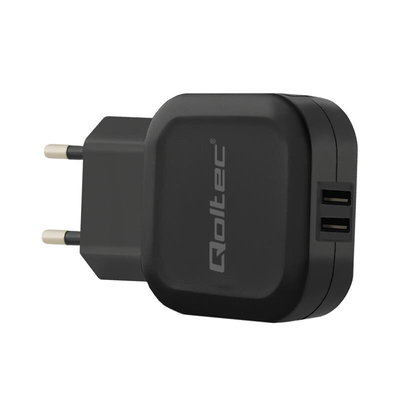 Product Φορτιστής Πρίζας Qoltec 50186 3400 mA 17W USB base image