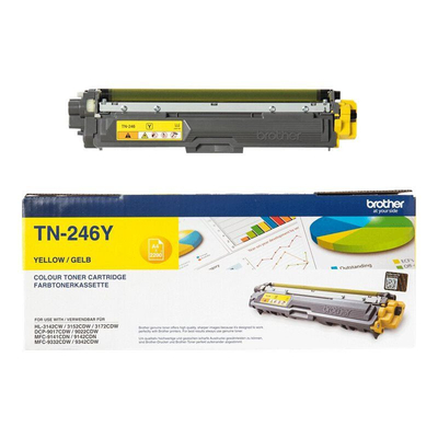 Product Toner Brother TN246Y Yellow base image