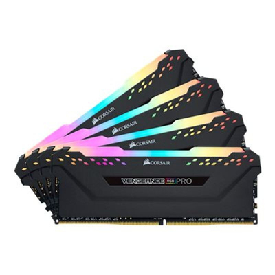 Product Μνήμη RAM Σταθερού CORSAIR Vengeance RGB PRO - DDR4 - 64 GB: 4 x 16 GB - DIMM 288-PIN - unbuffered base image