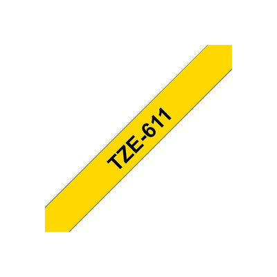 Product Μελανοταινία Brother TZe611 - laminated tape - 1 roll (s) - Roll (0.6 cm) base image