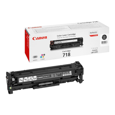 Product Toner Canon 718 Black base image