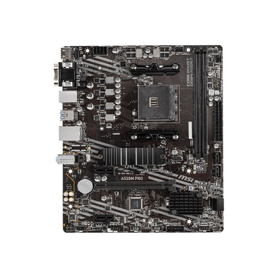 Product Motherboard MSI A520M PRO - Motherboard - micro ATX - Socket AM4 - AMD A520 base image