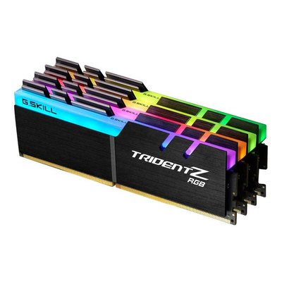 Product Μνήμη RAM Σταθερού DDR4 64GB G.Skill Trident Z RGB Series 4 x 16GB - DIMM 288-PIN - unbuffered base image
